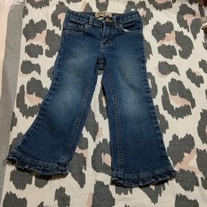 Children's place denim 4t ruffle hem